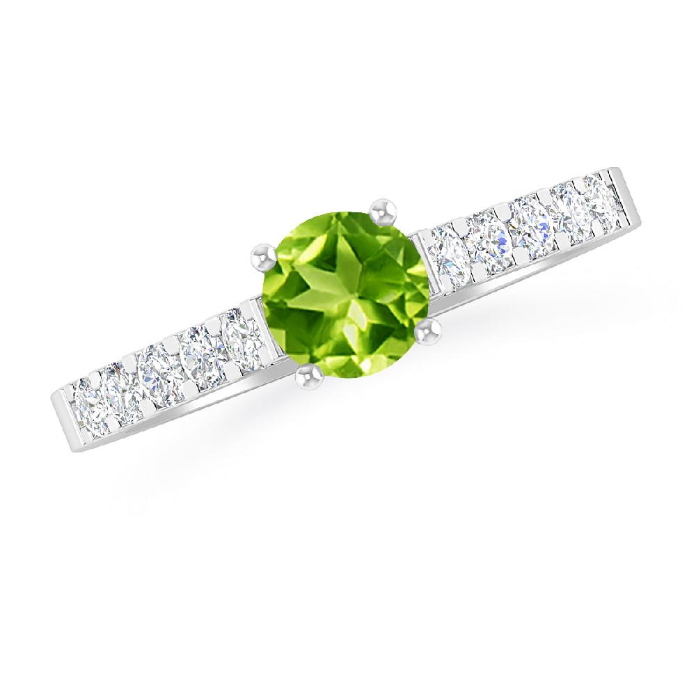 White Gold - Peridot