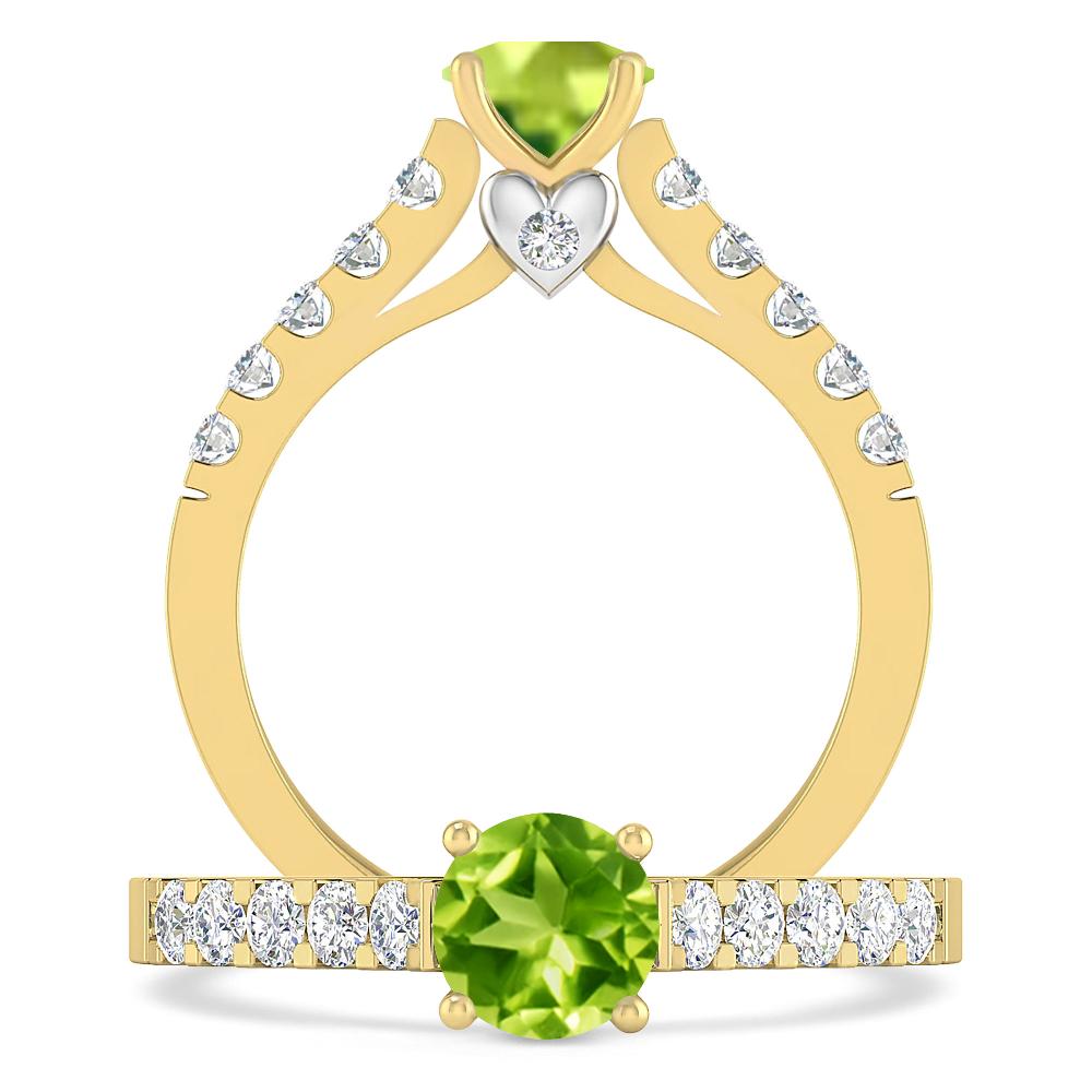 Yellow Gold - Peridot