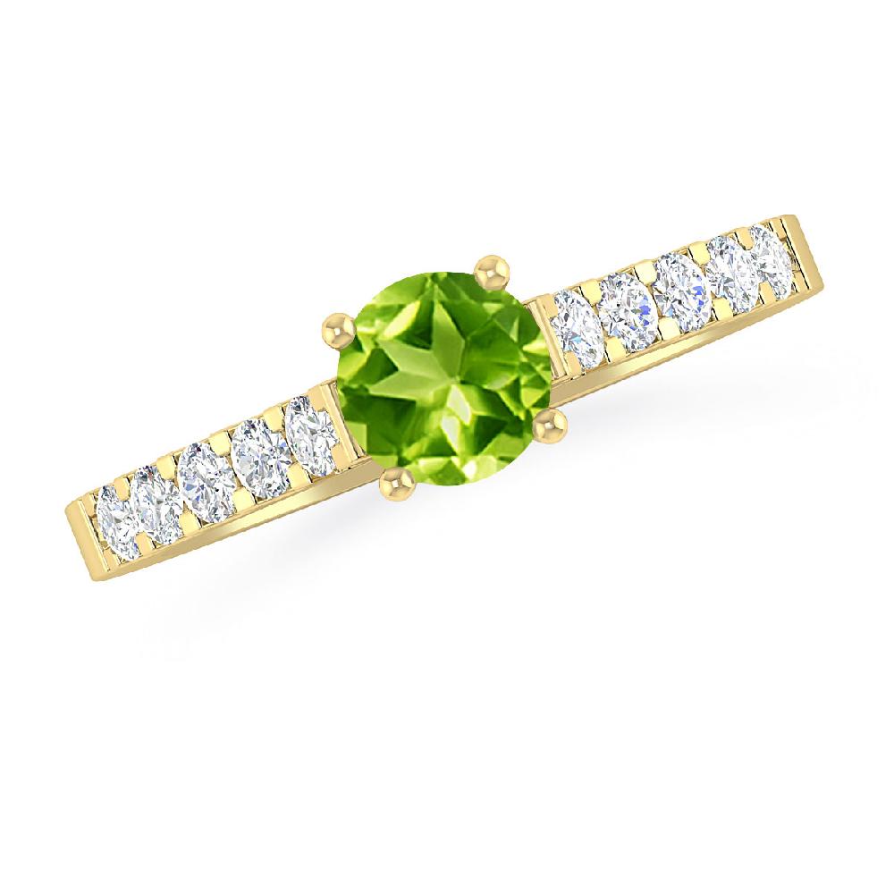 Yellow Gold - Peridot