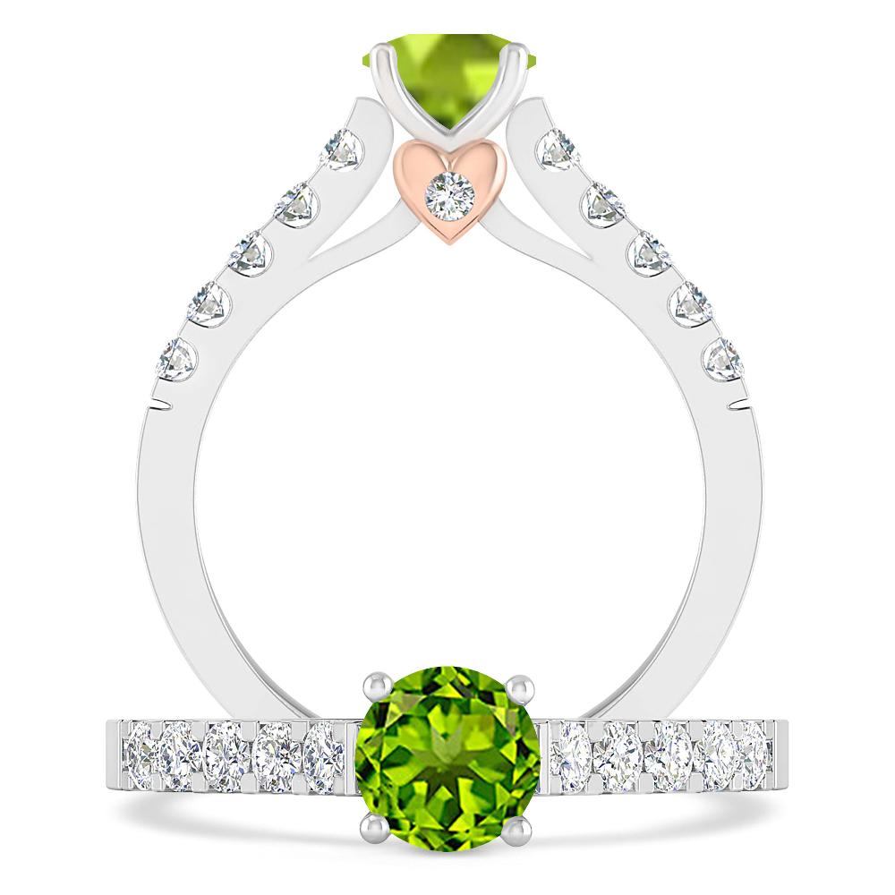 White Gold - Peridot