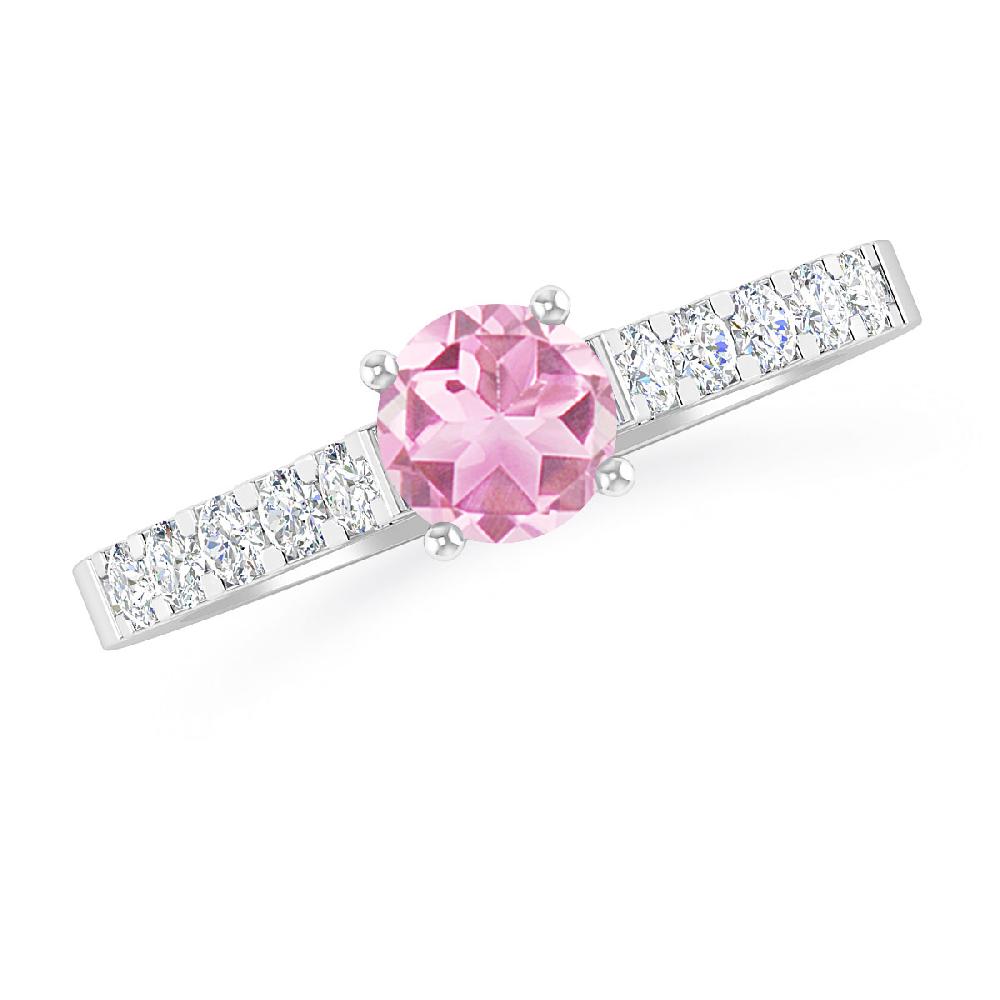 White Gold - Pink Tourmaline