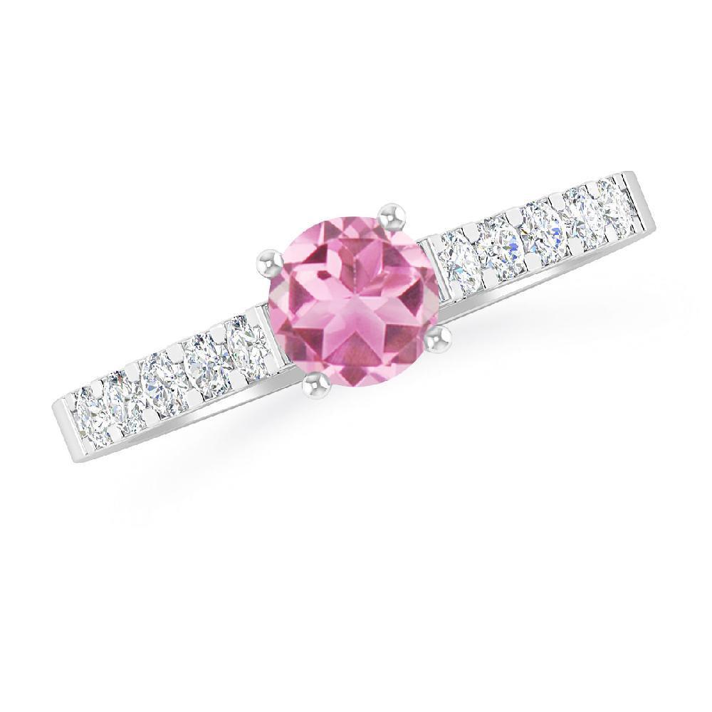 White Gold - Pink Tourmaline