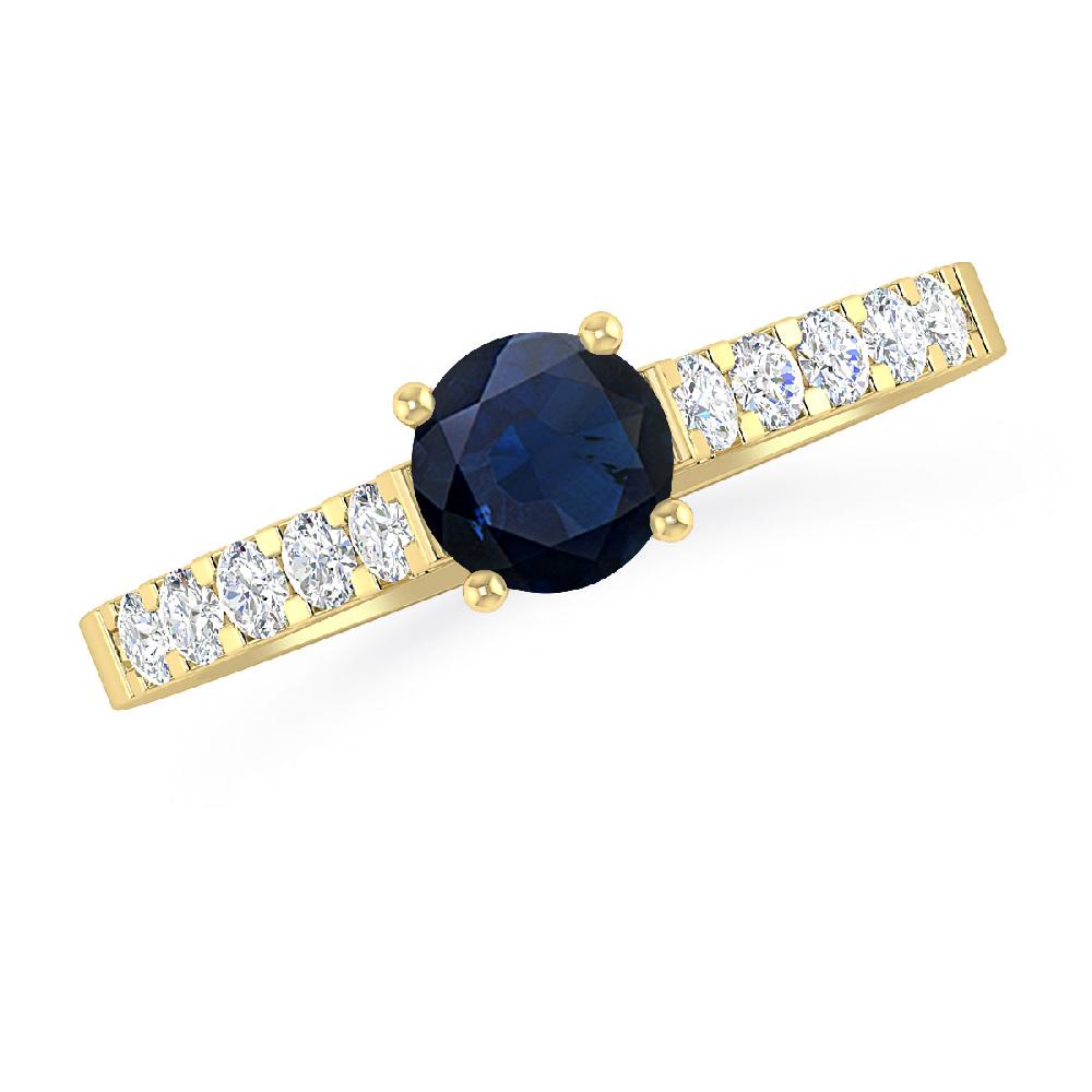 Yellow Gold - Sapphire