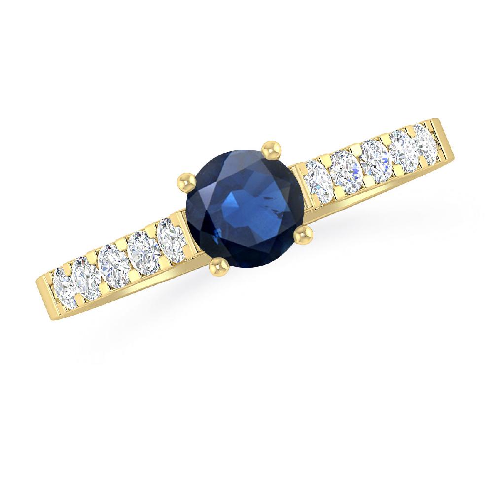 Yellow Gold - Sapphire