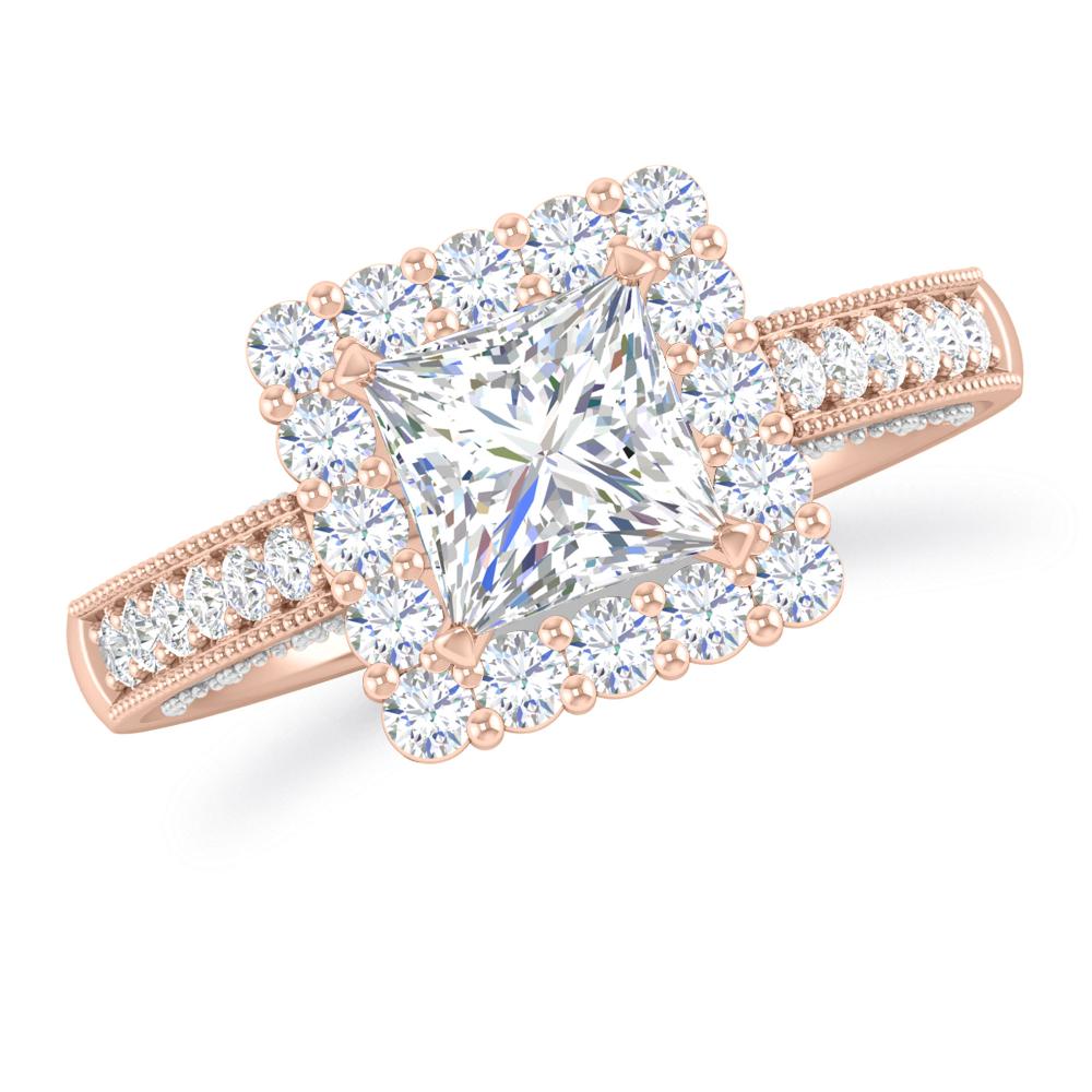 Rose Gold/White Gold - Diamond