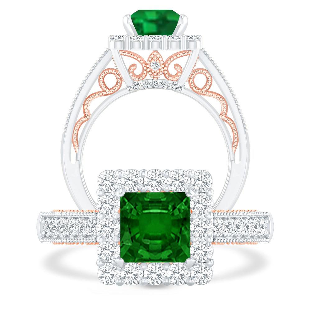 White Gold - Emerald