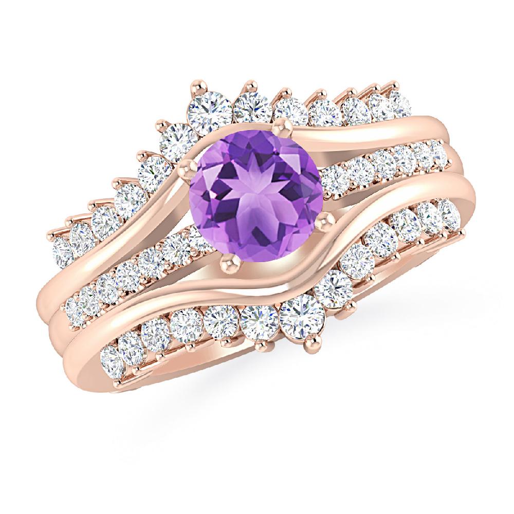 Rose Gold - Amethyst