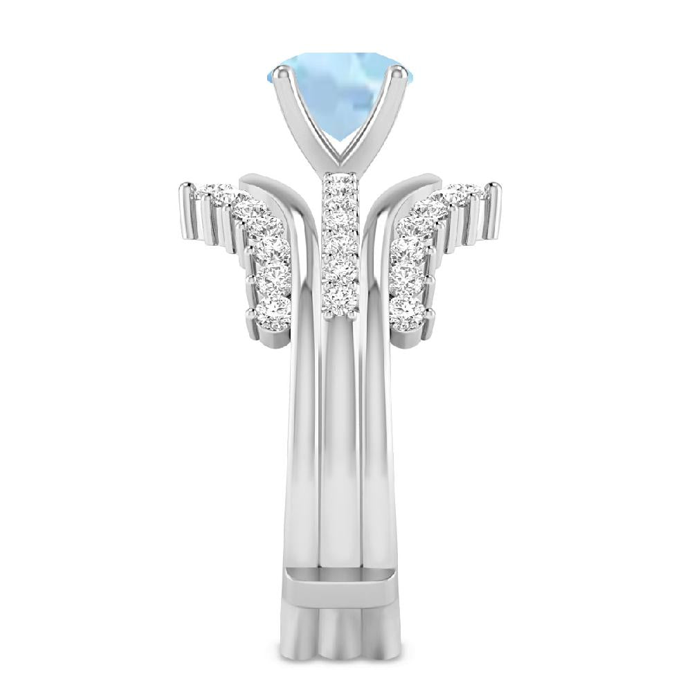 White Gold - Aquamarine