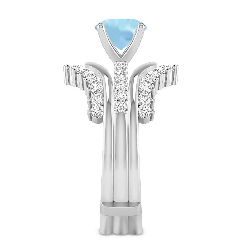 White Gold - Aquamarine