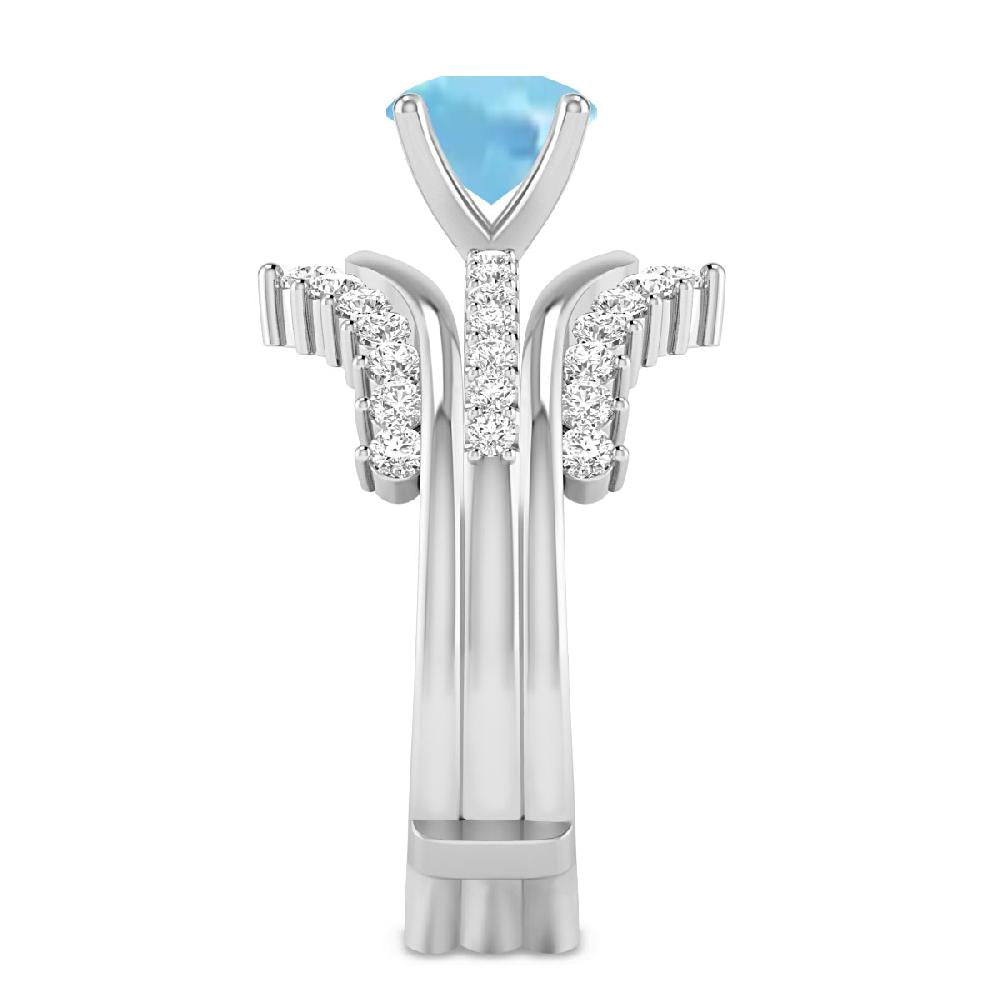 White Gold - Aquamarine