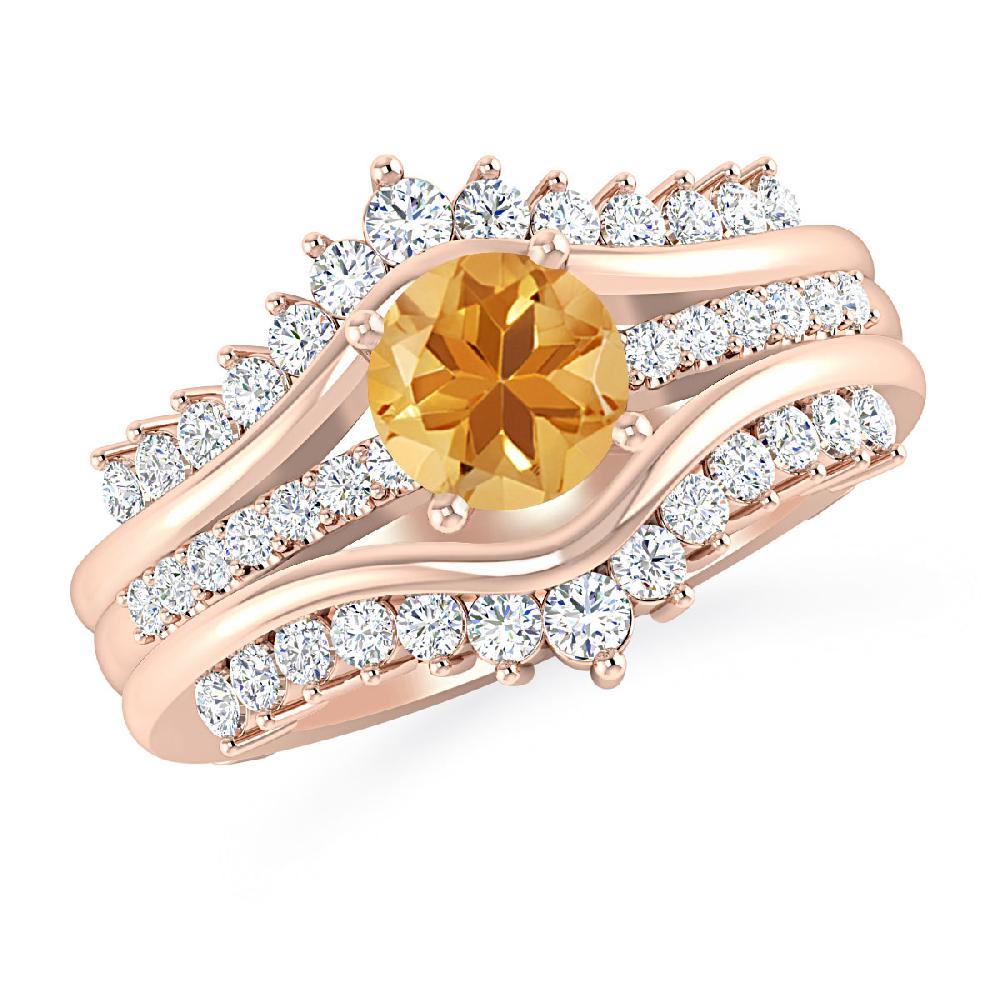 Rose Gold - Citrine