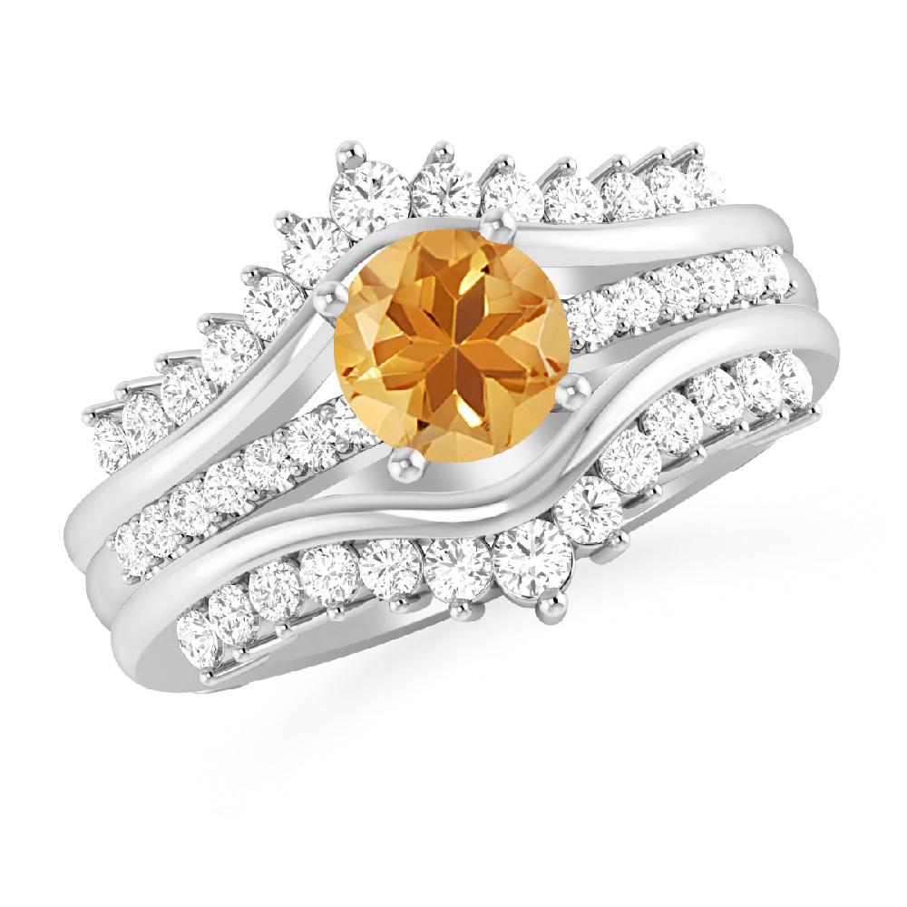 White Gold - Citrine