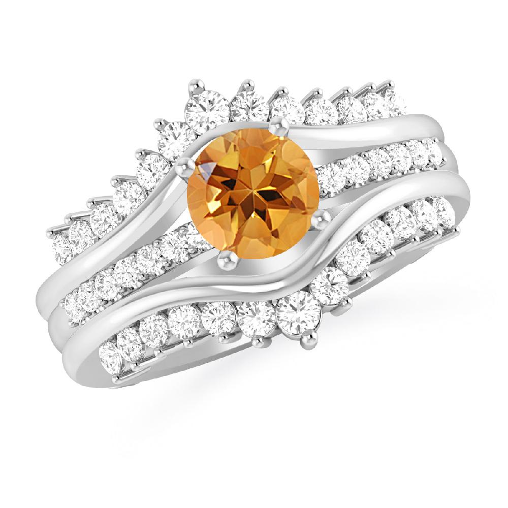 White Gold - Citrine