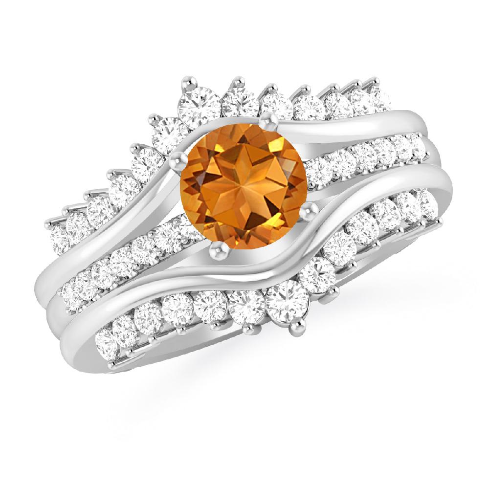 White Gold - Citrine