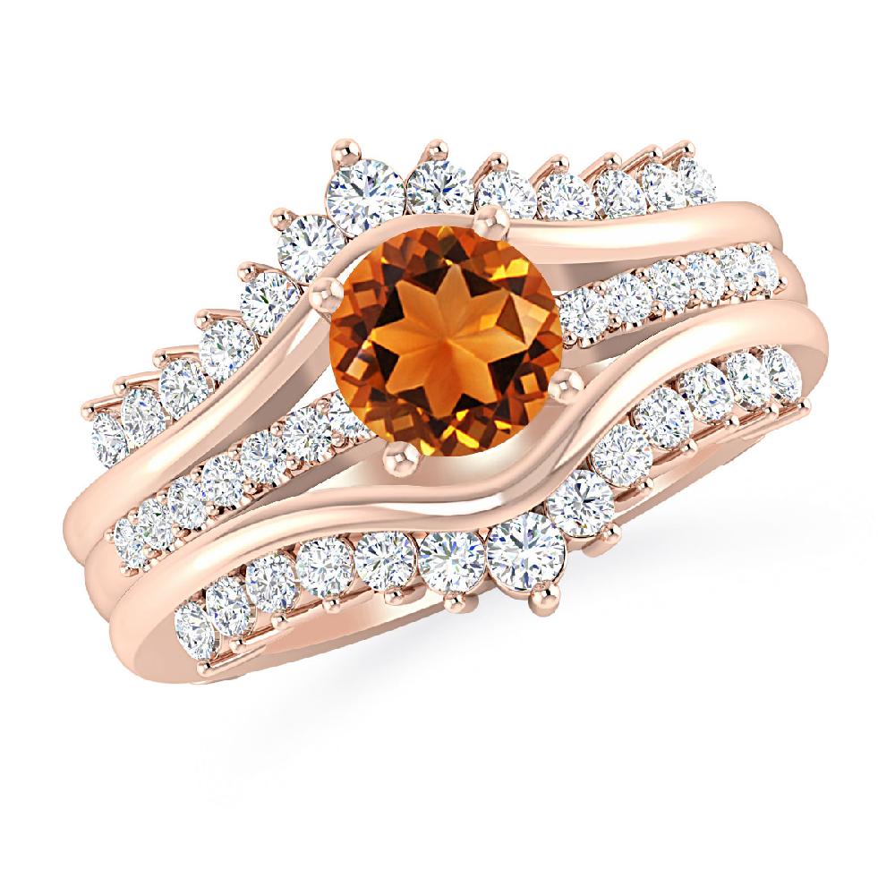 Rose Gold - Citrine