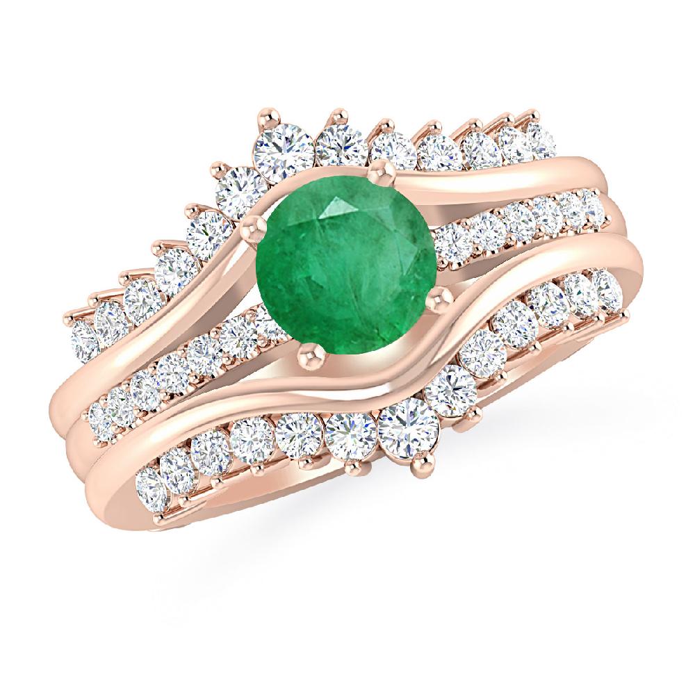 Rose Gold - Emerald