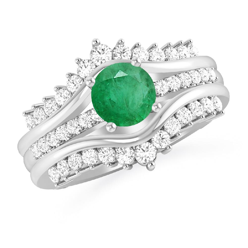 White Gold - Emerald