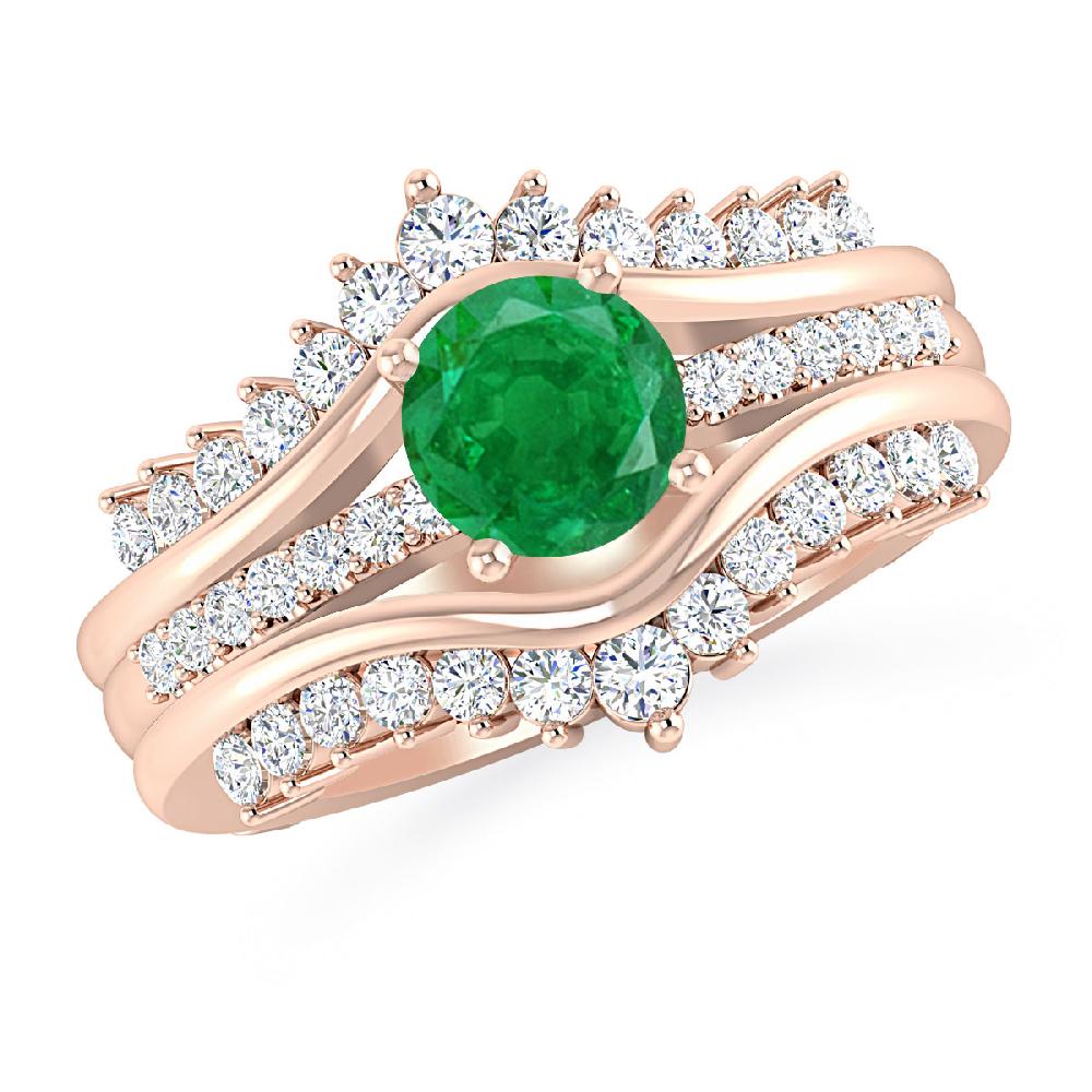 Rose Gold - Emerald