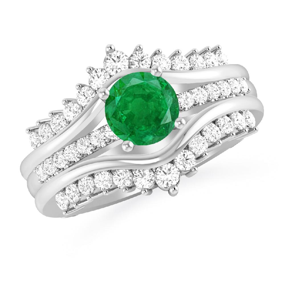 White Gold - Emerald