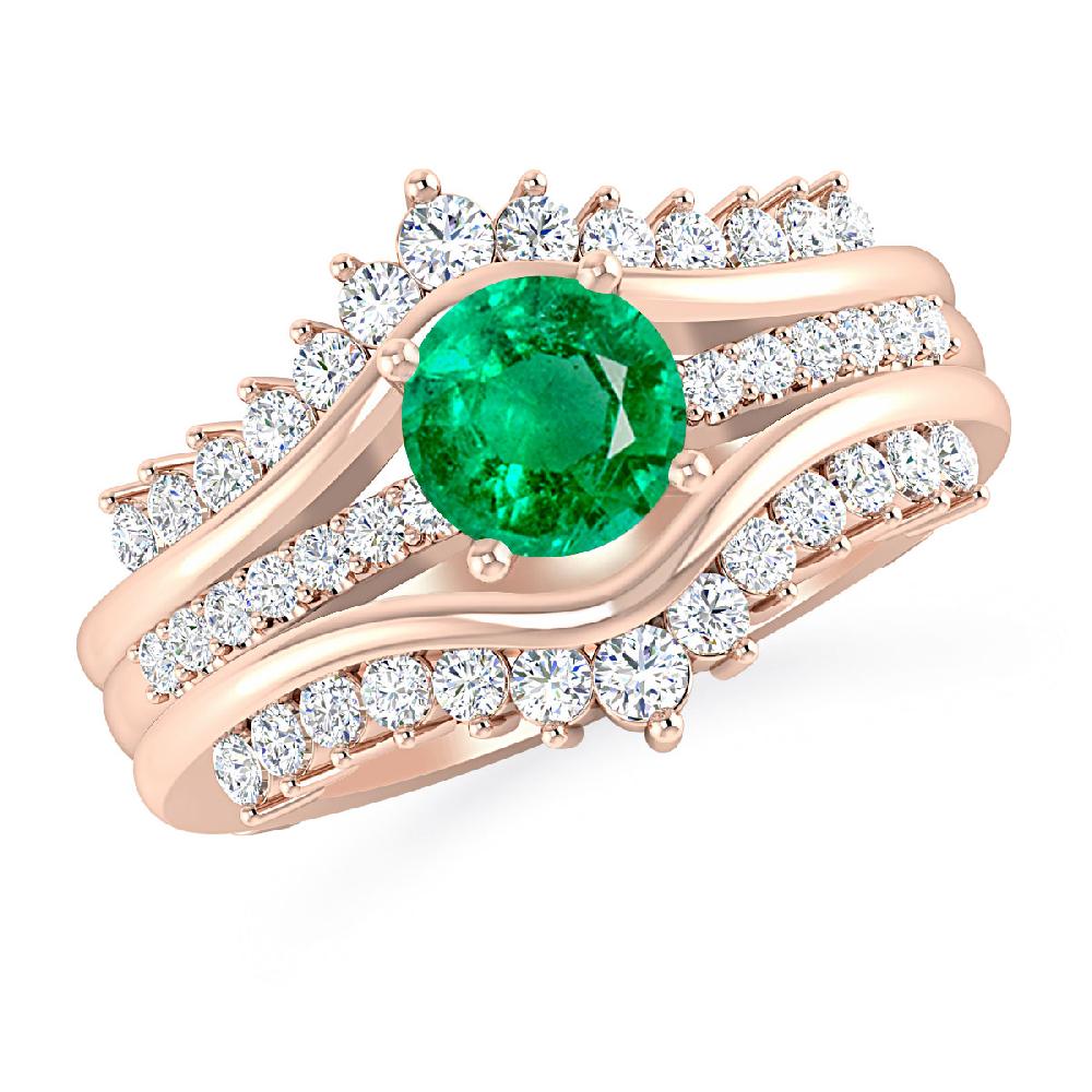 Rose Gold - Emerald