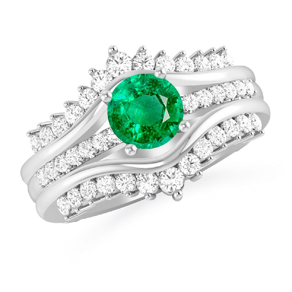 White Gold - Emerald