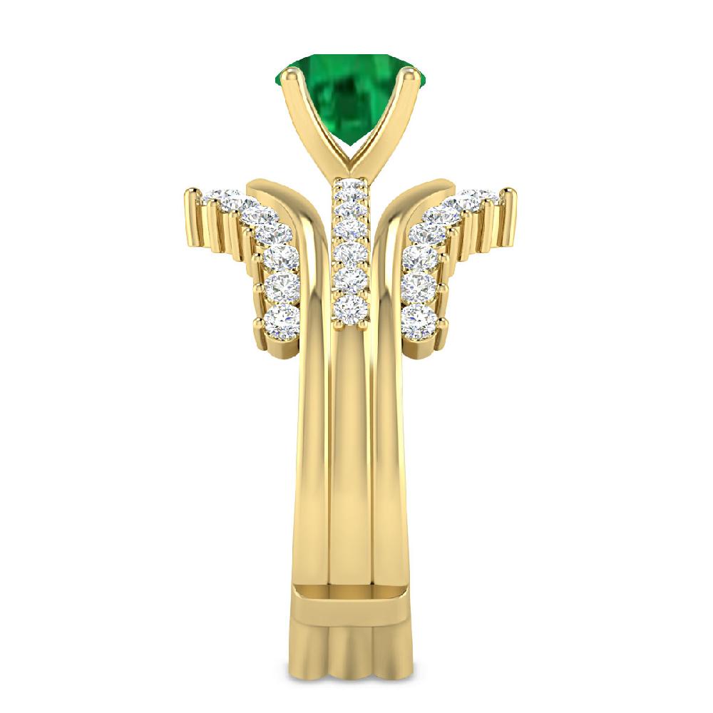 Yellow Gold - Emerald