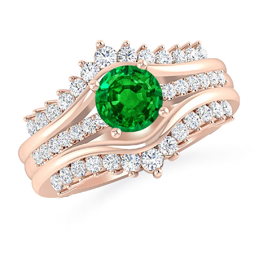 Rose Gold - Emerald