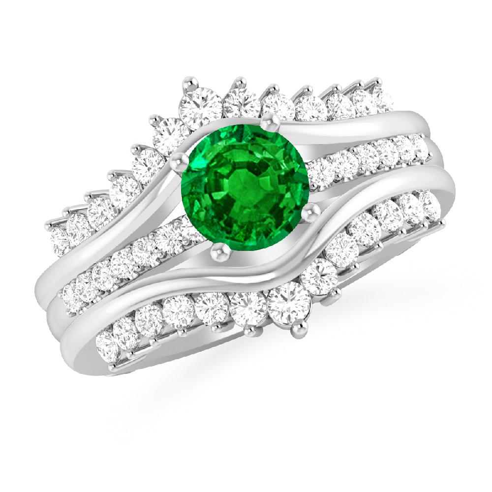 White Gold - Emerald