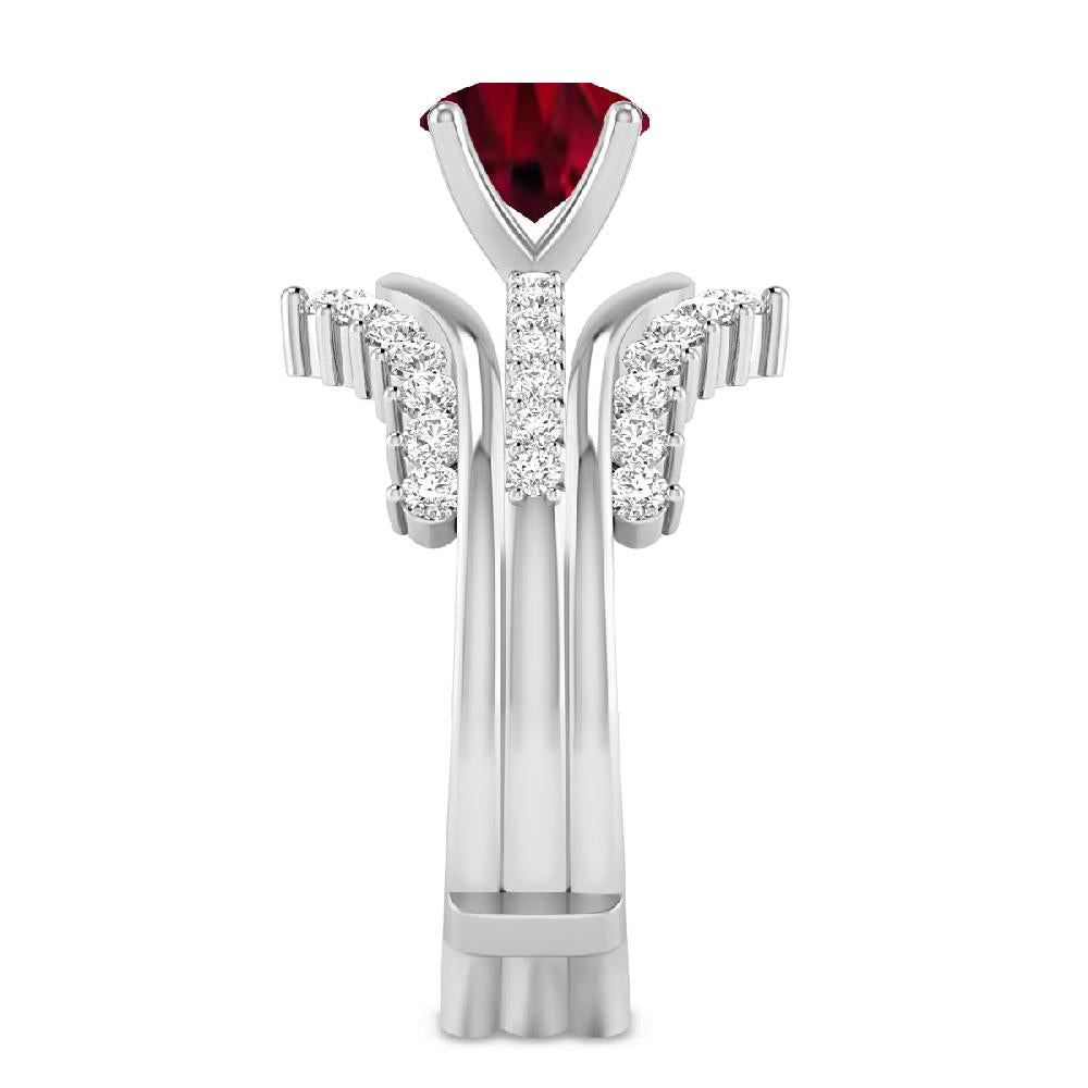 White Gold - Garnet