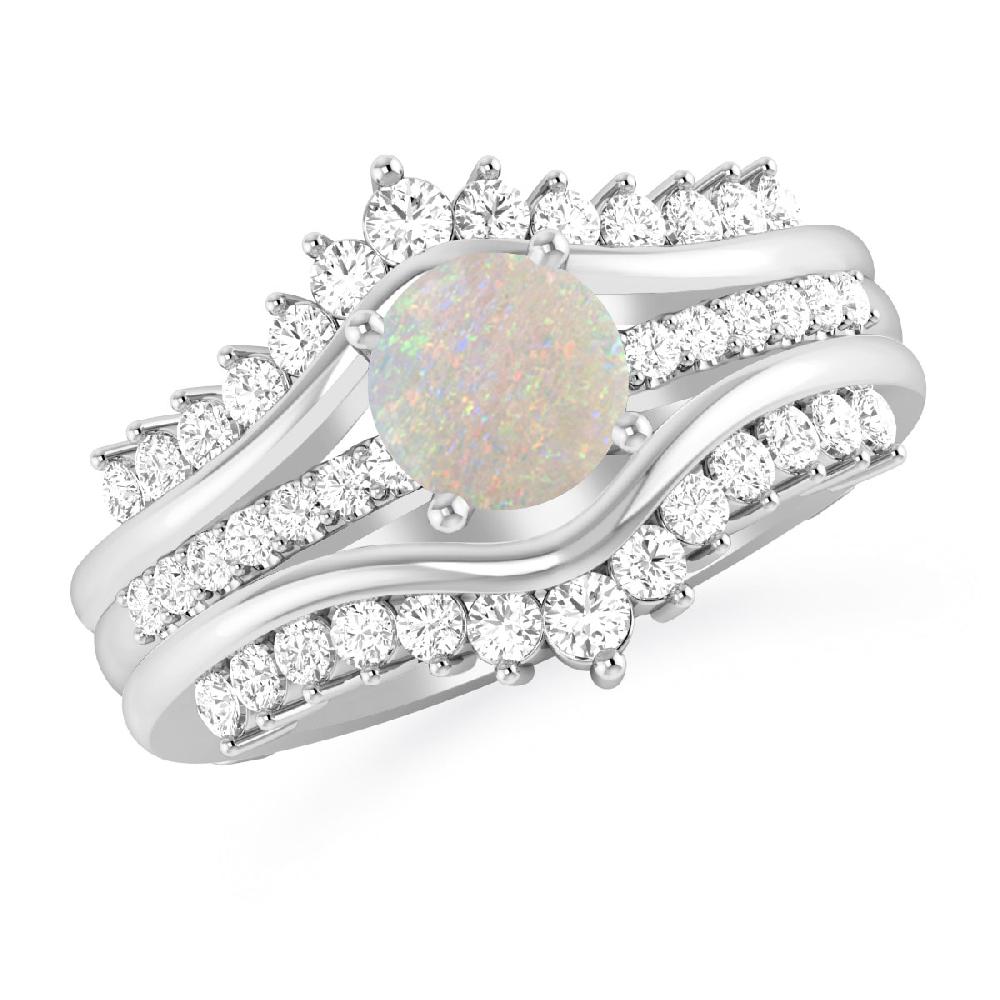 White Gold - Opal