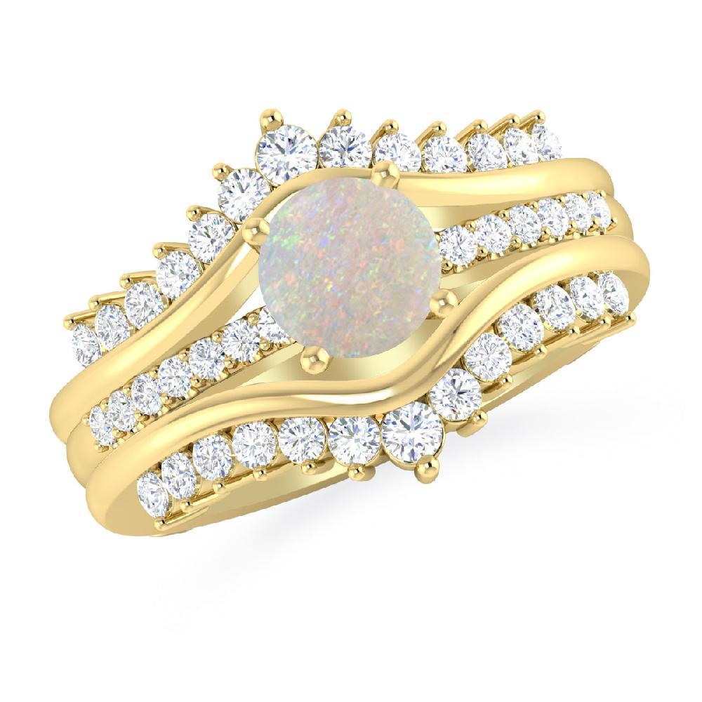 Yellow Gold - Opal