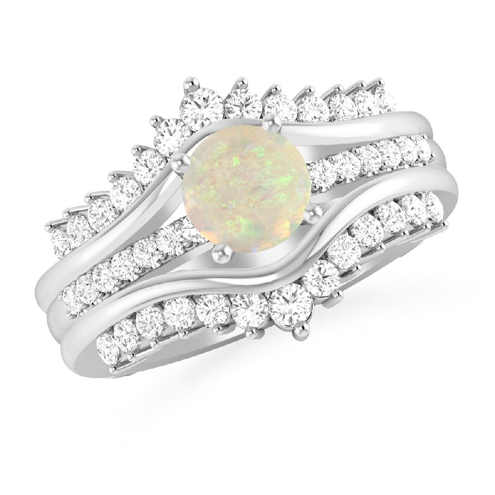 White Gold - Opal