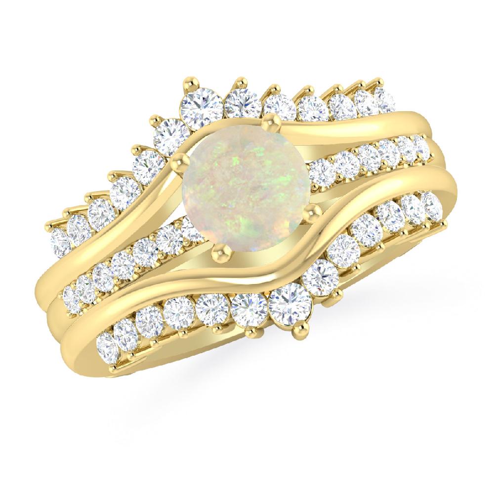 Yellow Gold - Opal