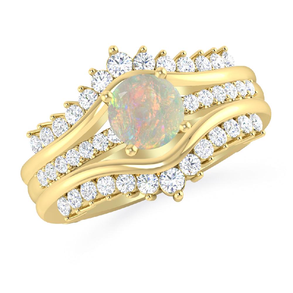 Yellow Gold - Opal