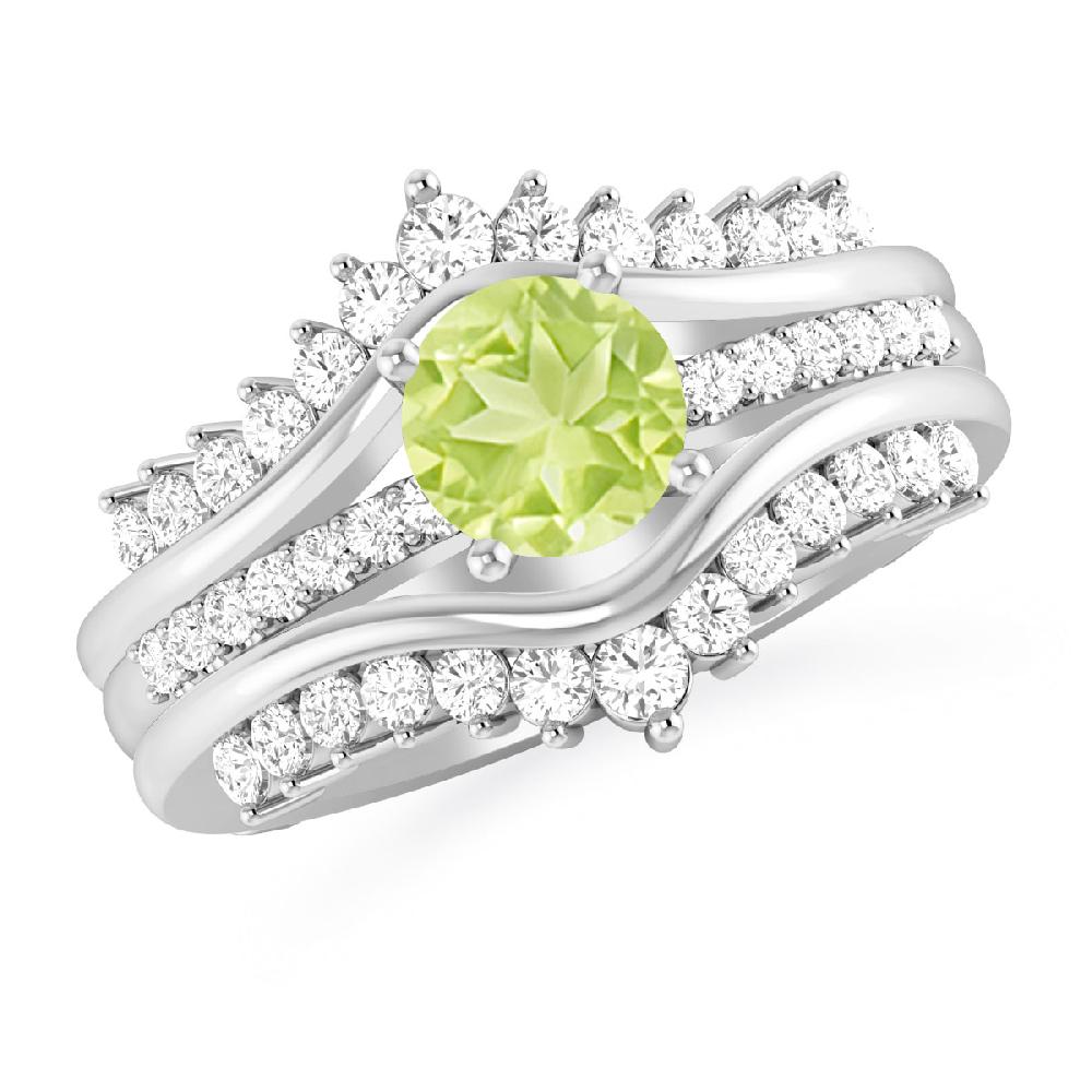 White Gold - Peridot