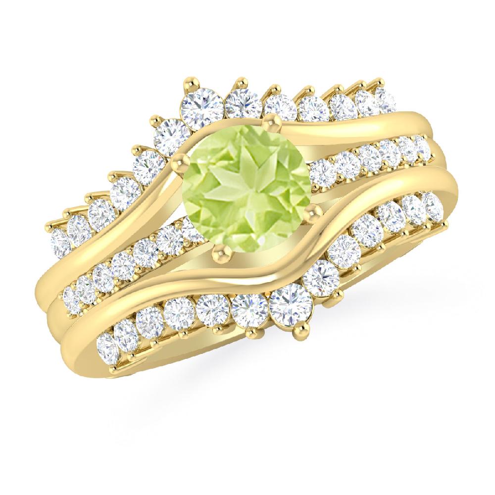 Yellow Gold - Peridot