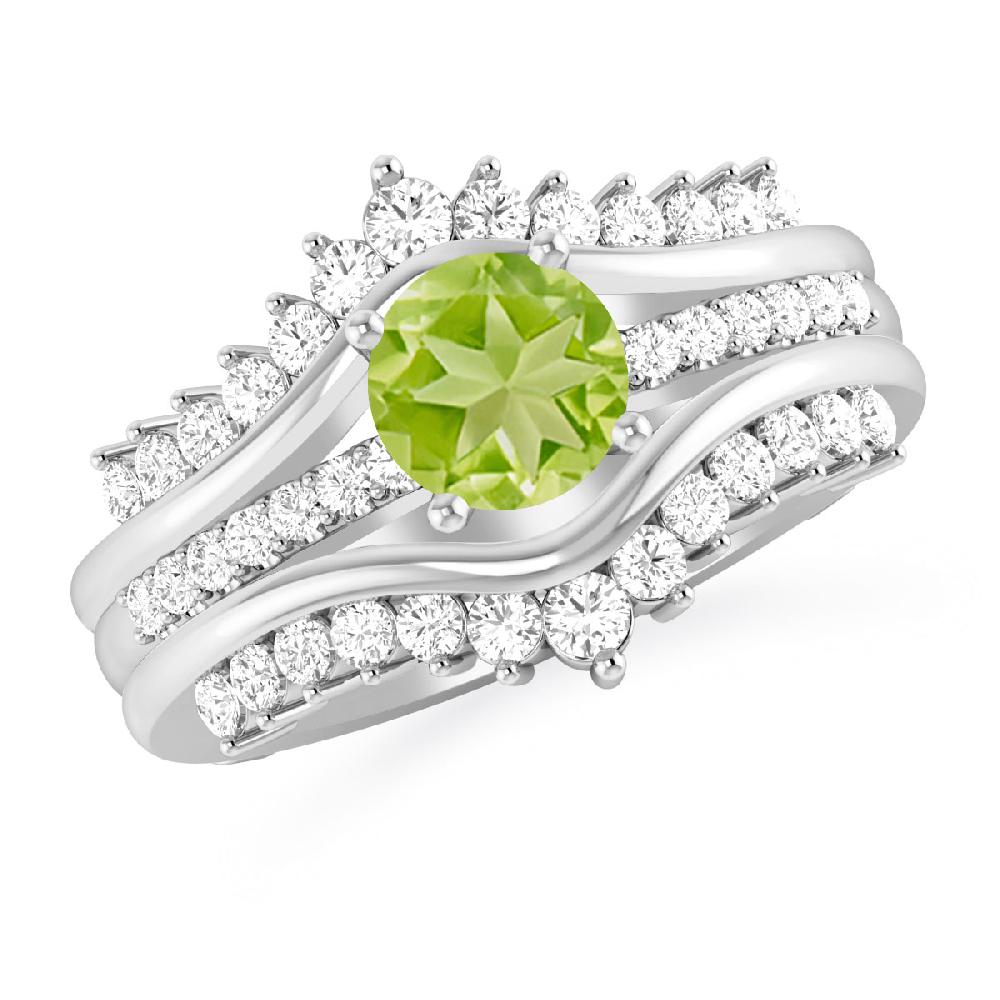 White Gold - Peridot