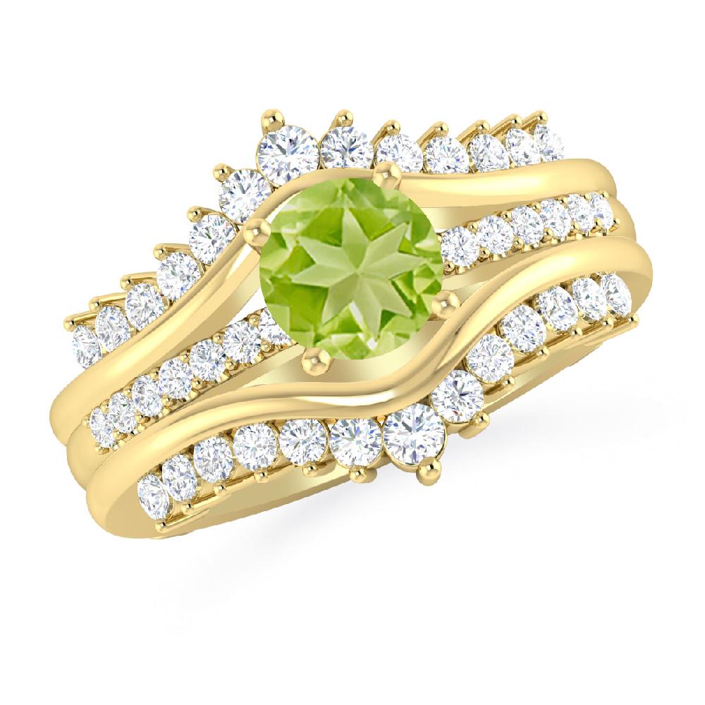 Yellow Gold - Peridot