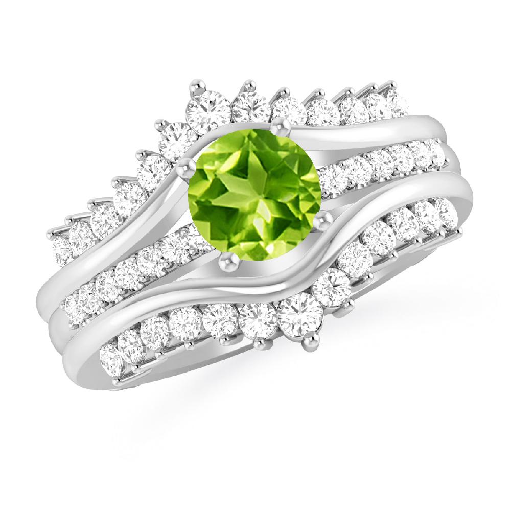 White Gold - Peridot