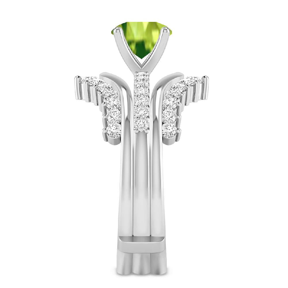 White Gold - Peridot