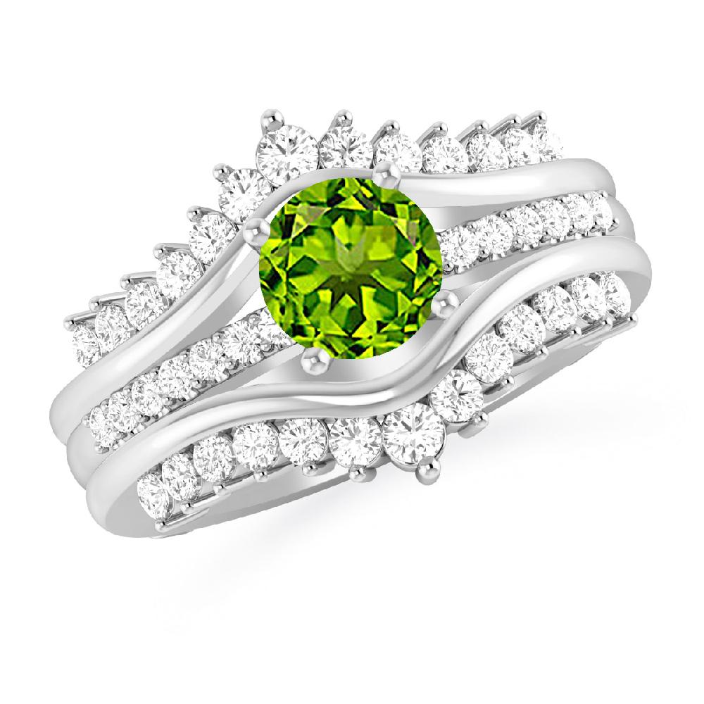 White Gold - Peridot