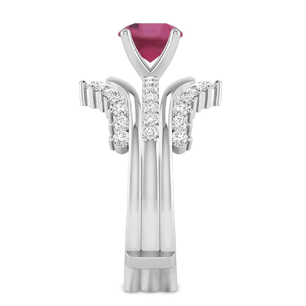 White Gold - Pink Tourmaline