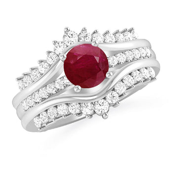 White Gold - Ruby