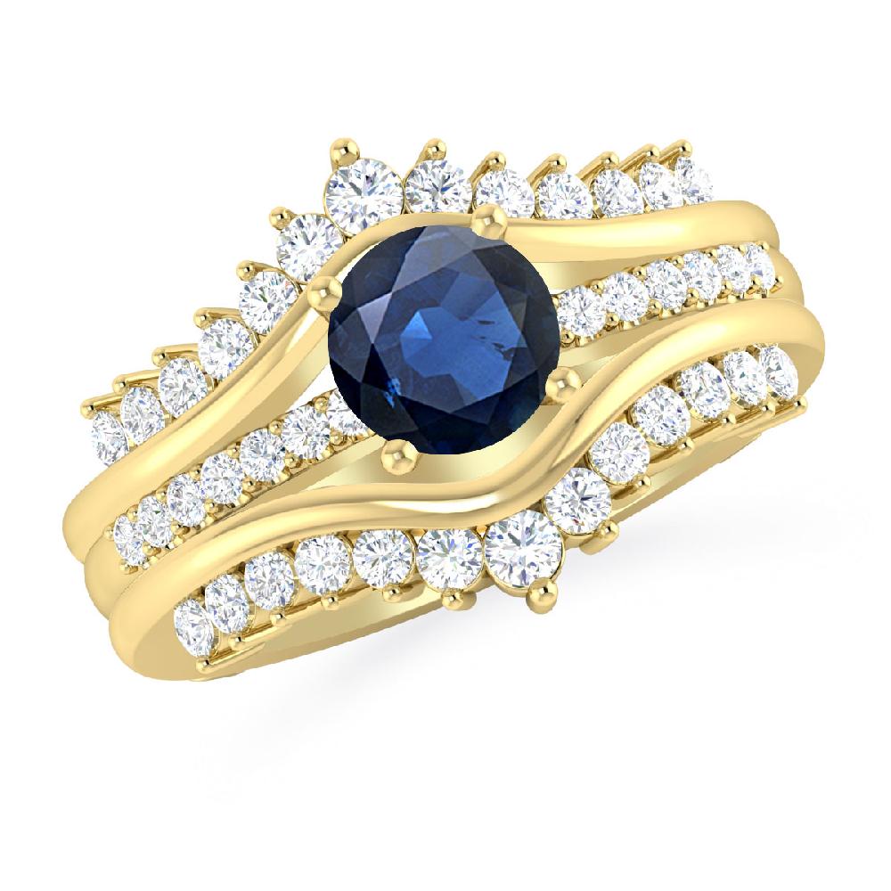 Yellow Gold - Sapphire