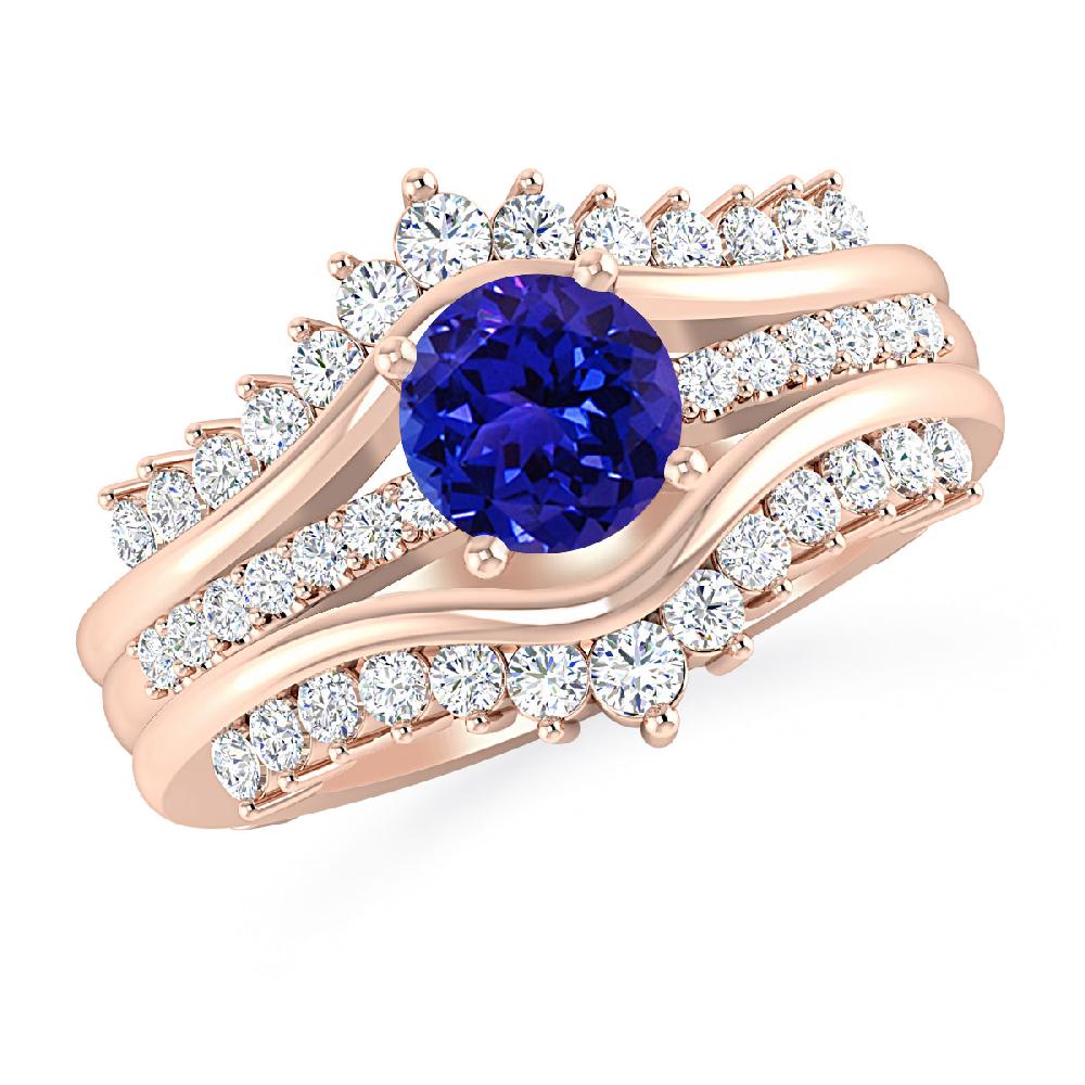 Rose Gold - Tanzanite