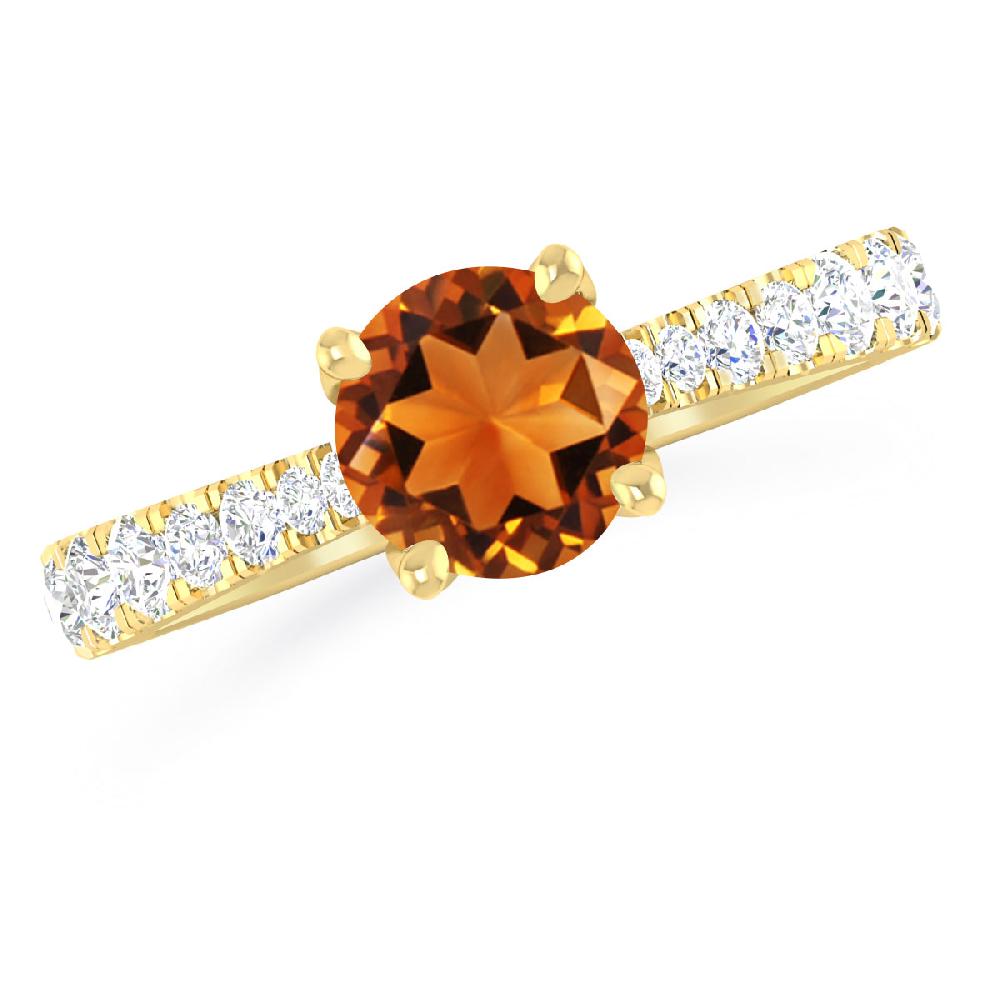 Yellow Gold - Citrine