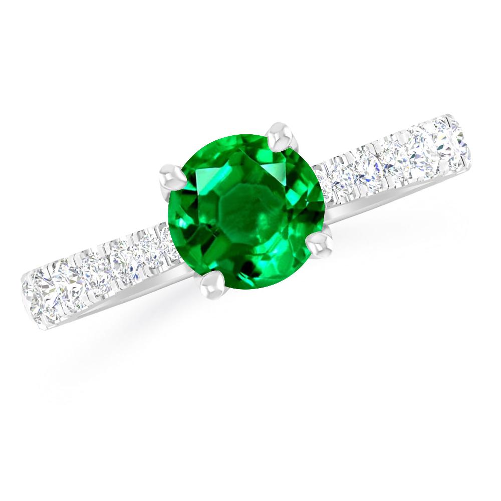 White Gold - Emerald