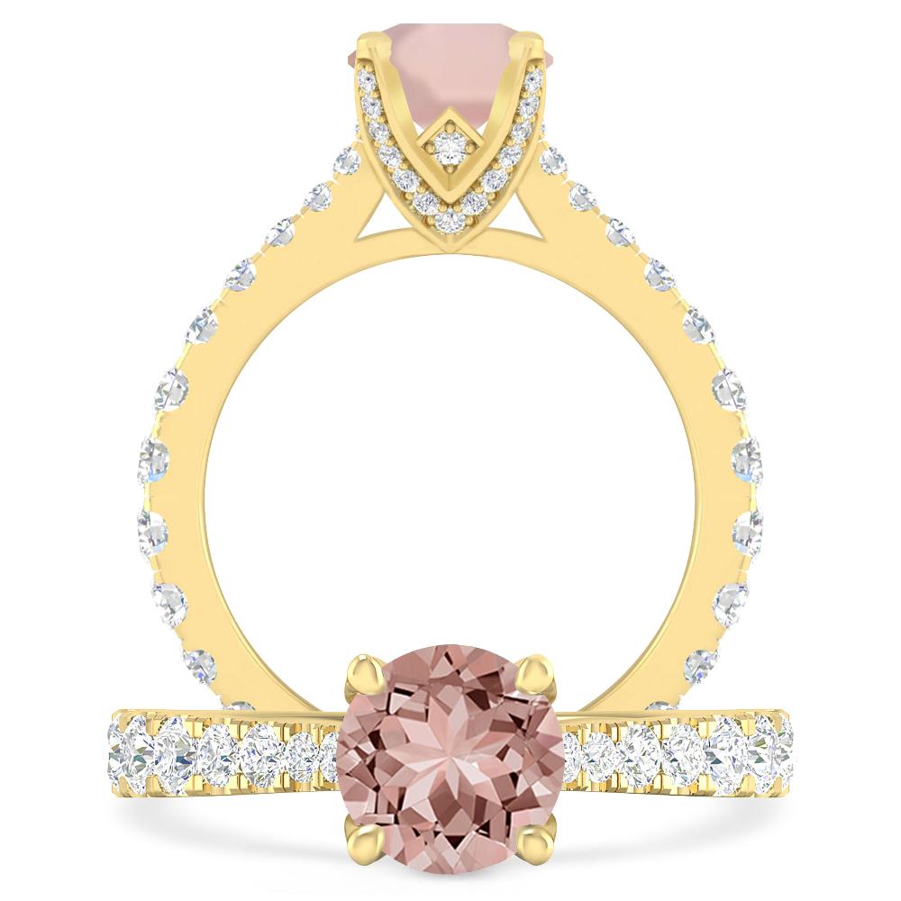 Yellow Gold - Morganite