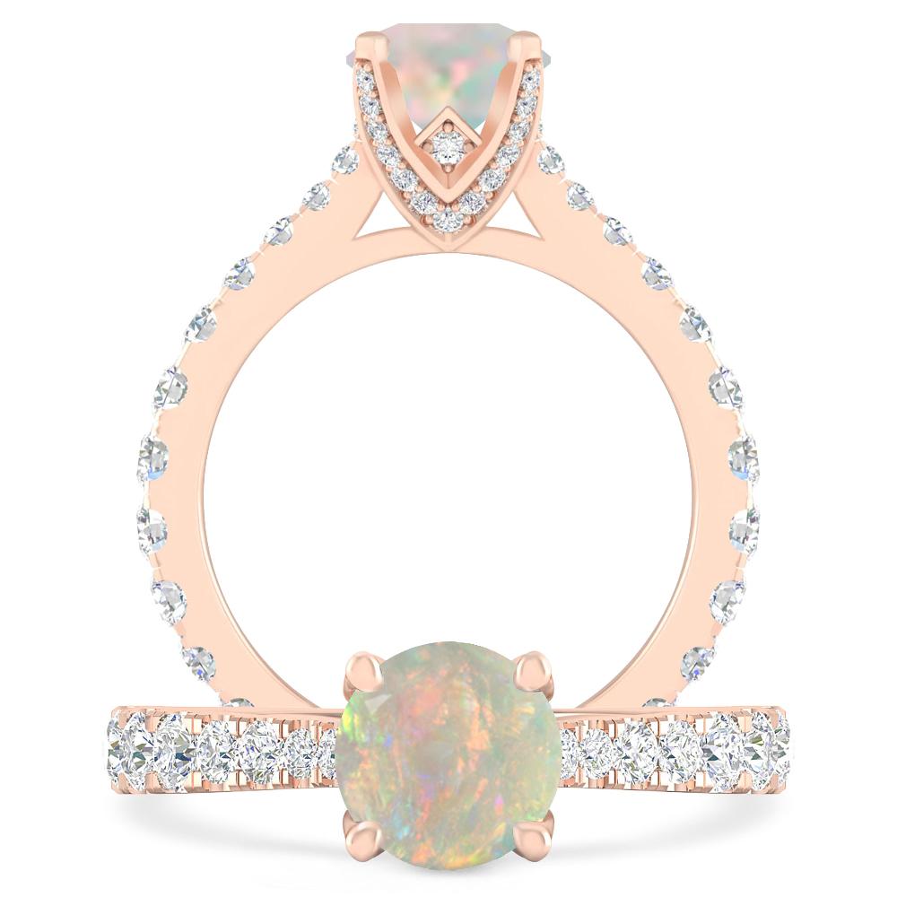 Rose Gold - Opal