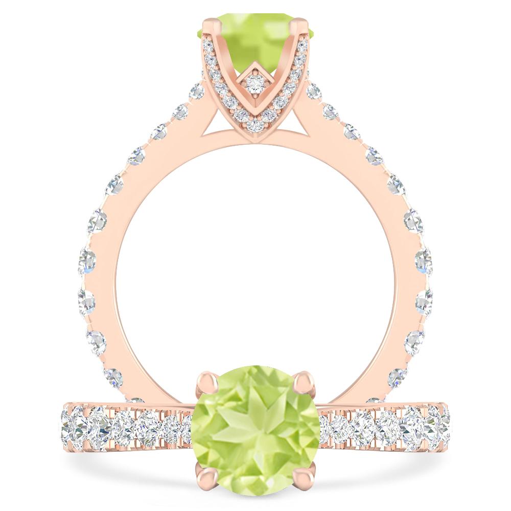 Rose Gold - Peridot